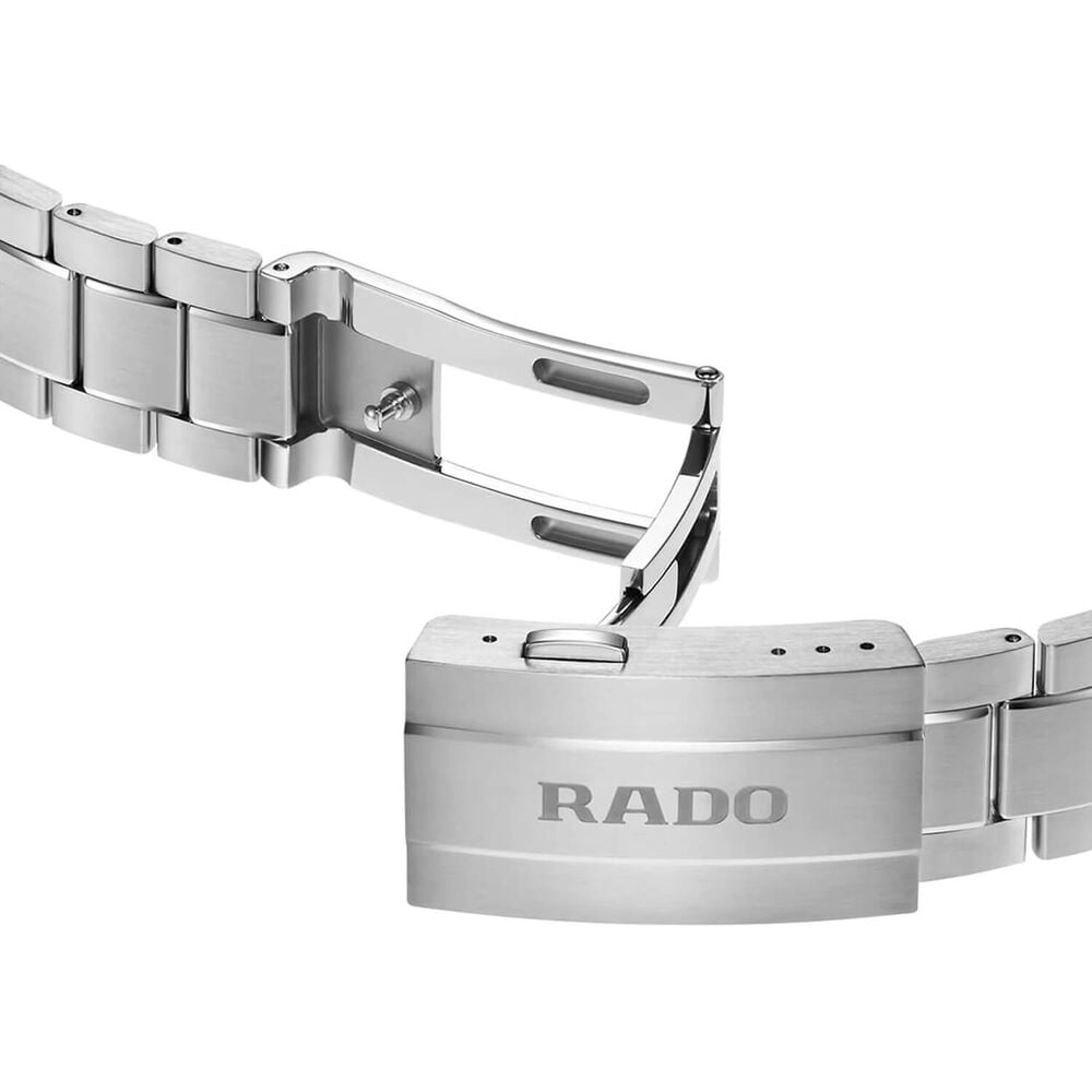 Rado HyperChrome Quartz 41.5mm Dark Blue Dial Steel Bracelet Watch