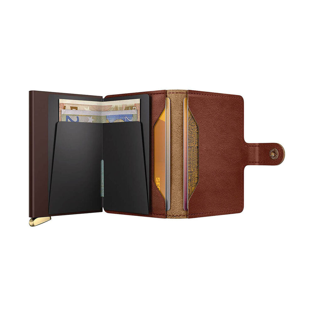 Secrid Basco Whiskey+ Leather Miniwallet image number 3