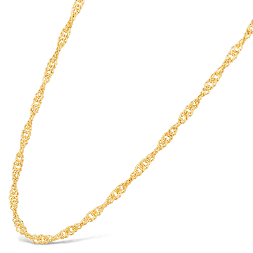 9ct Singapore 18' Chain image number 1