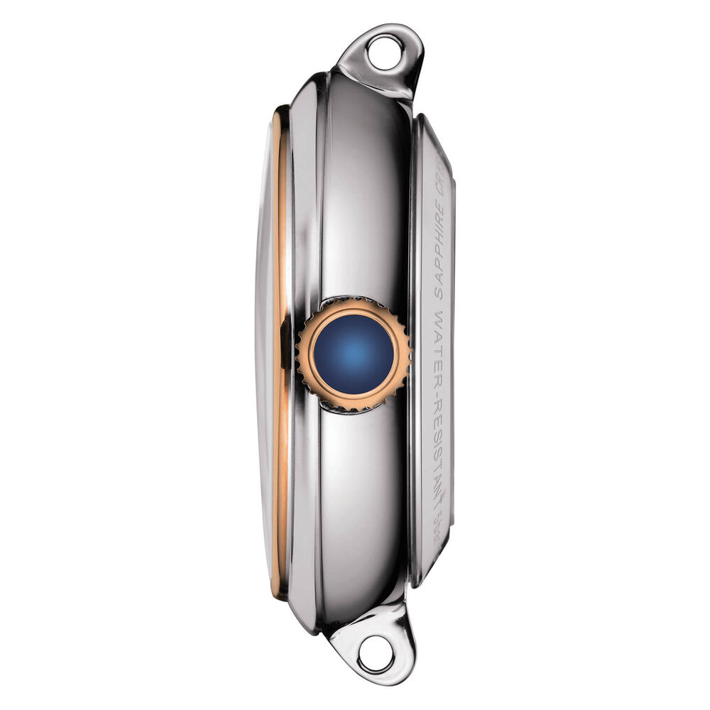 Tissot Bellissima 29mm Automatic Black Dial Steel & Rose Gold PVD Bracelet Watch