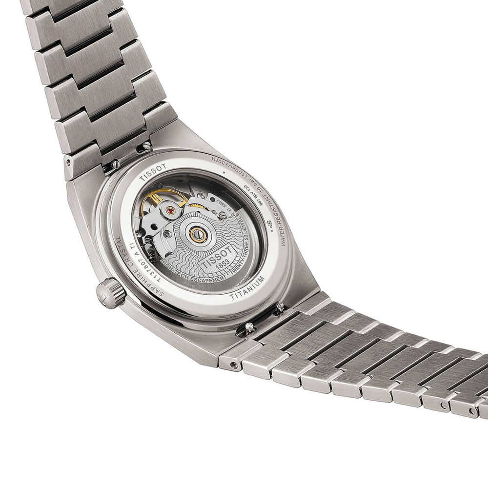 Tissot PRX Titanium 38mm Anthracite Dial Bracelet Watch image number 2
