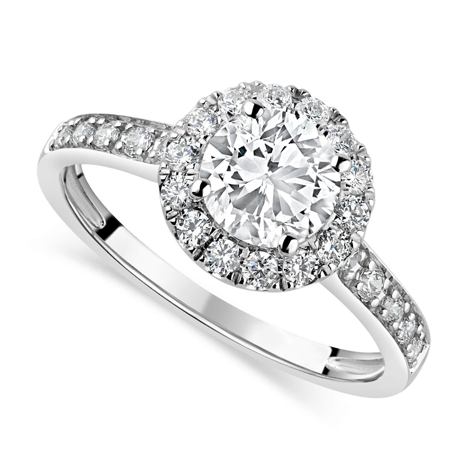 White gold cubic zirconia band rings sale