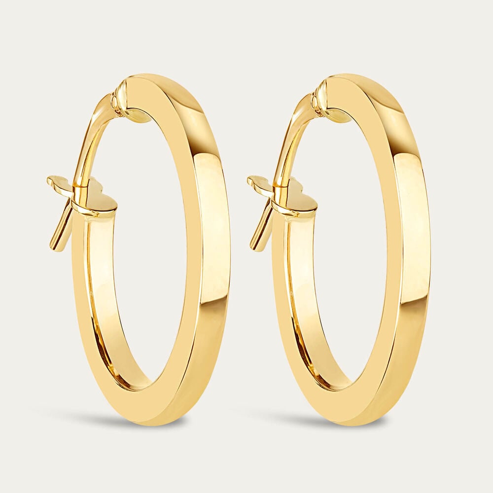 9ct Gold Hoop Earrings