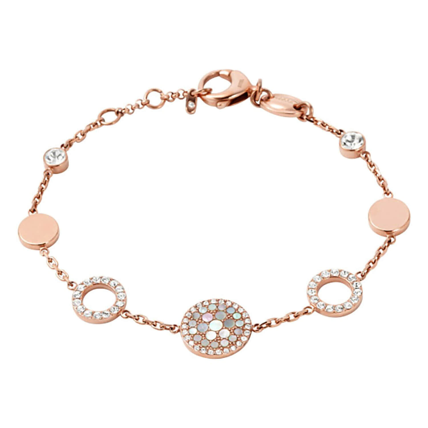 Fossil rose outlet gold bracelet