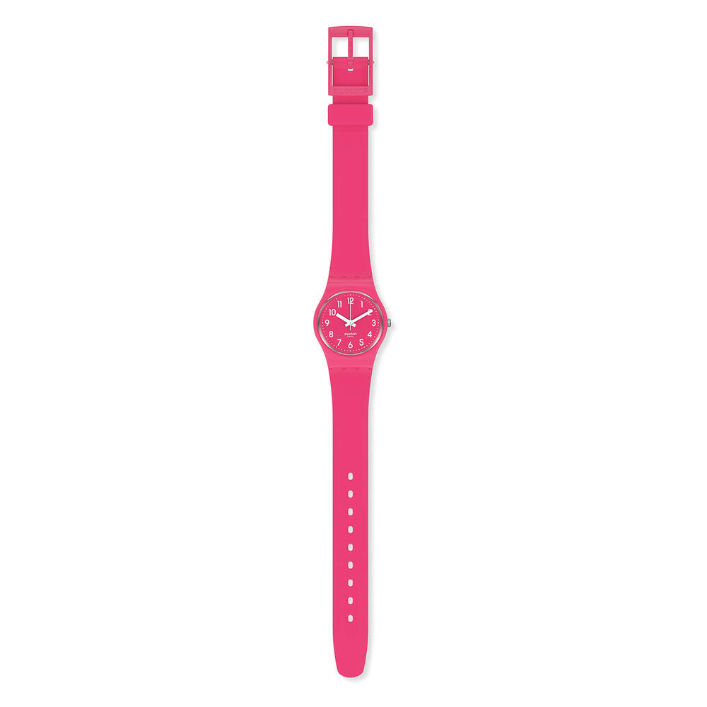 Swatch Originals Back To Pink Berry Pink Dial Pink Strap Watch