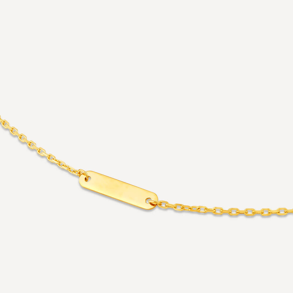 9ct Yellow Gold Discs & Bar Bracelet image number 2