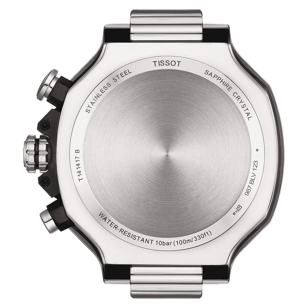 Tissot T-Race 45mm Blue Chrono Dial Steel Bracelet Watch