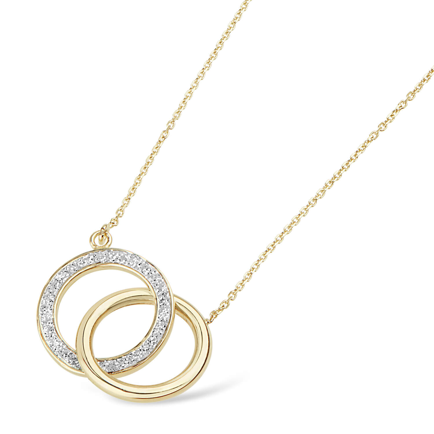 AVANTI Small 9ct Yellow Gold Circle Necklace - Womens from Avanti of  Ashbourne Ltd UK