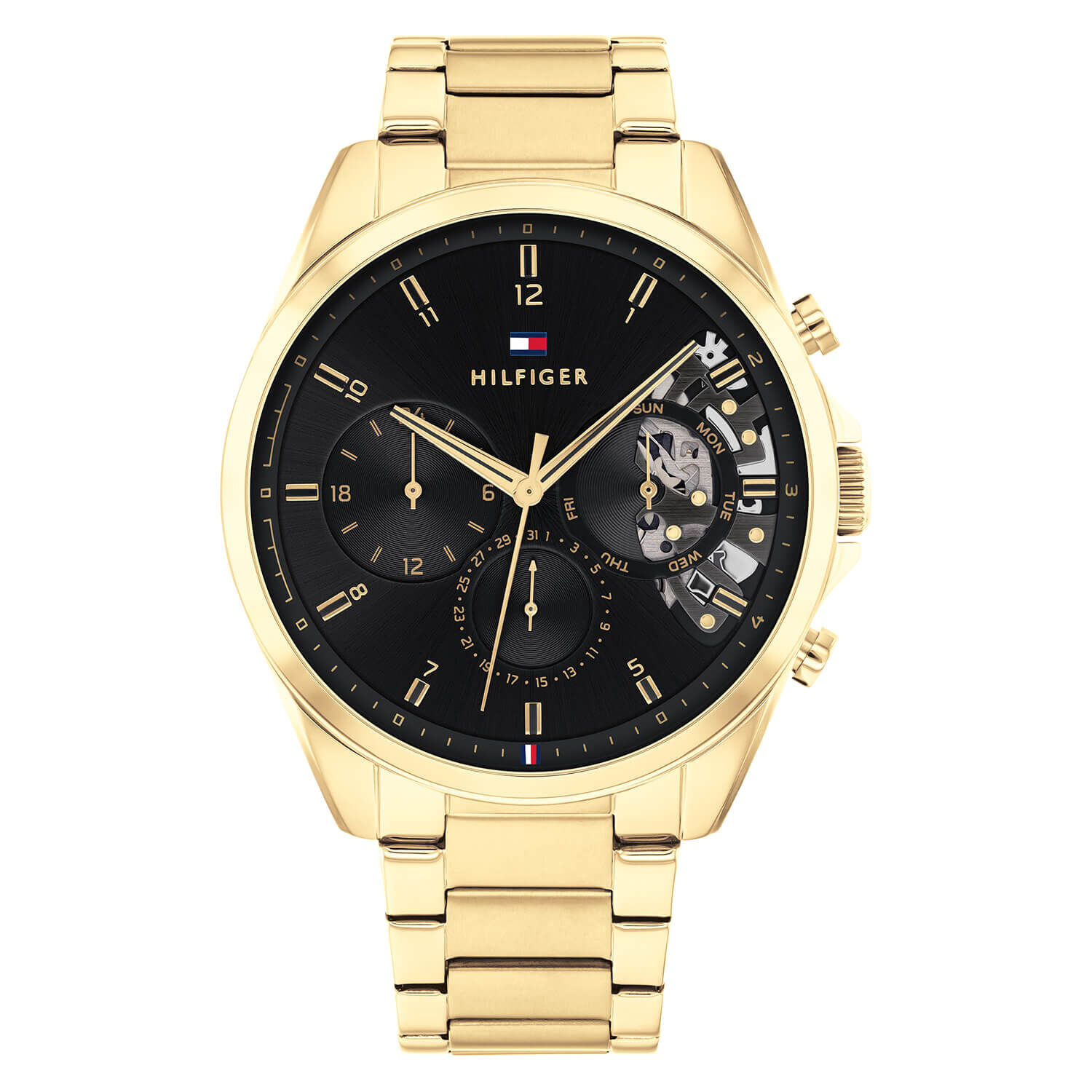 Tommy Hilfiger Baker Ionic Thin Gold Plated Steel Mens Watch