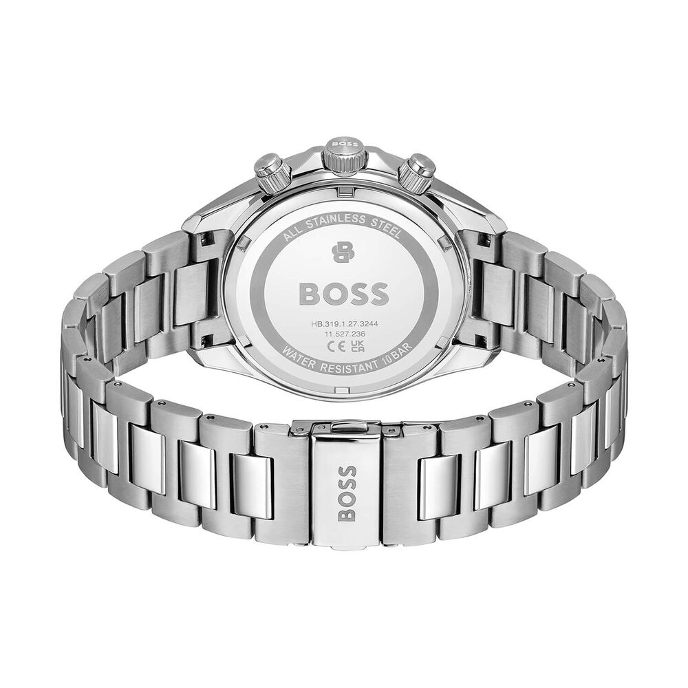 BOSS Bossletic 42mm Blue Dial Steel Bracelet Watch