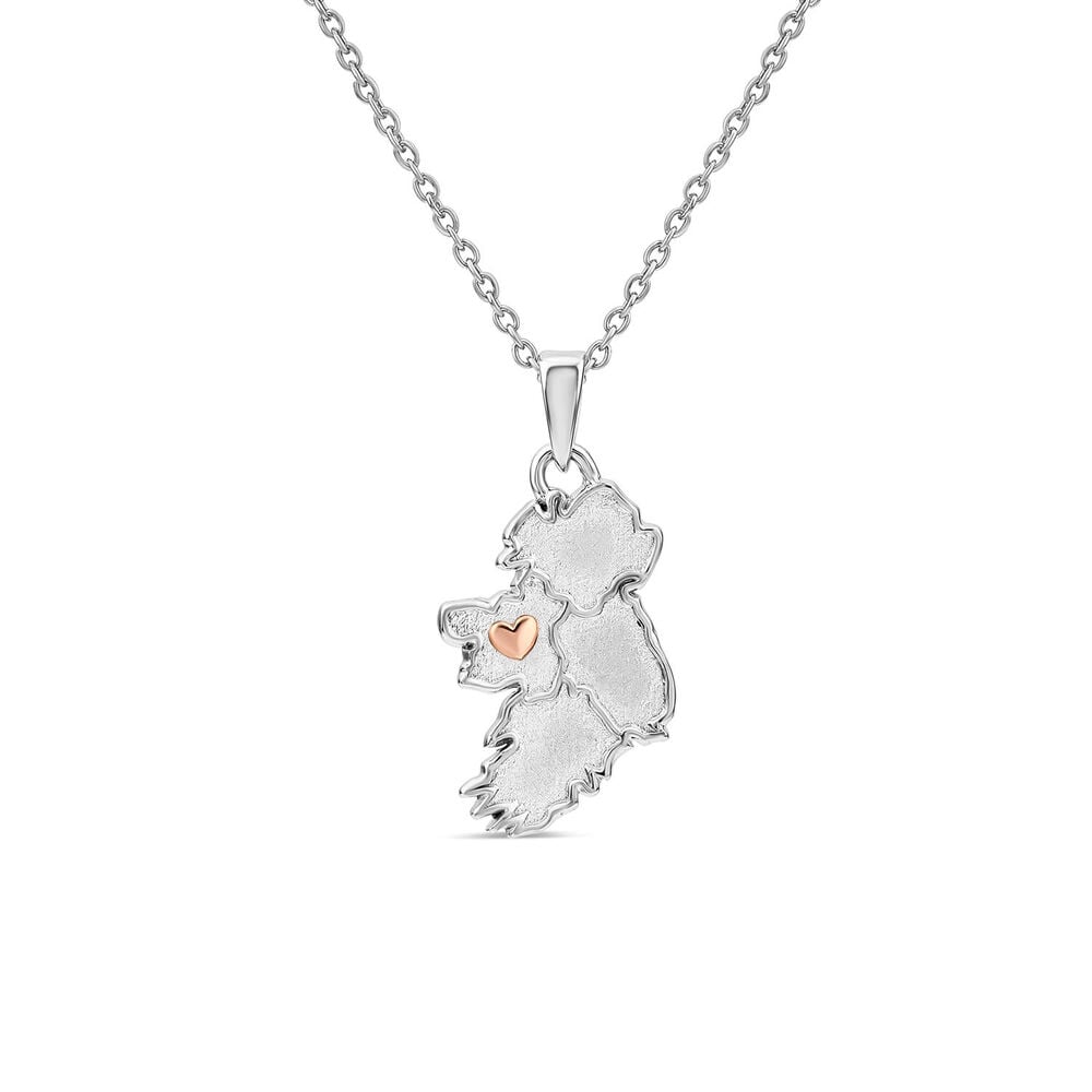 My Heart Belongs to Connaught Sterling Silver Pendant image number 0