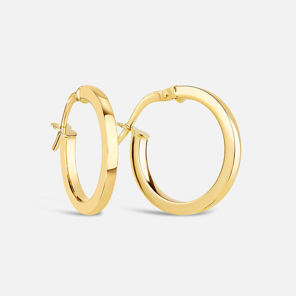 9ct Gold Hoop Earrings
