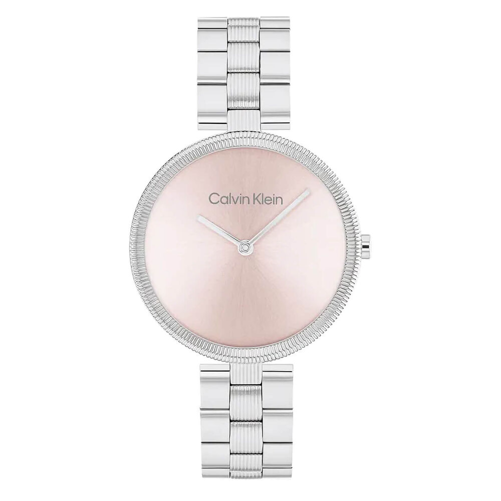 Calvin Klein 32mm Pink Dial Steel Bracelet Watch image number 0