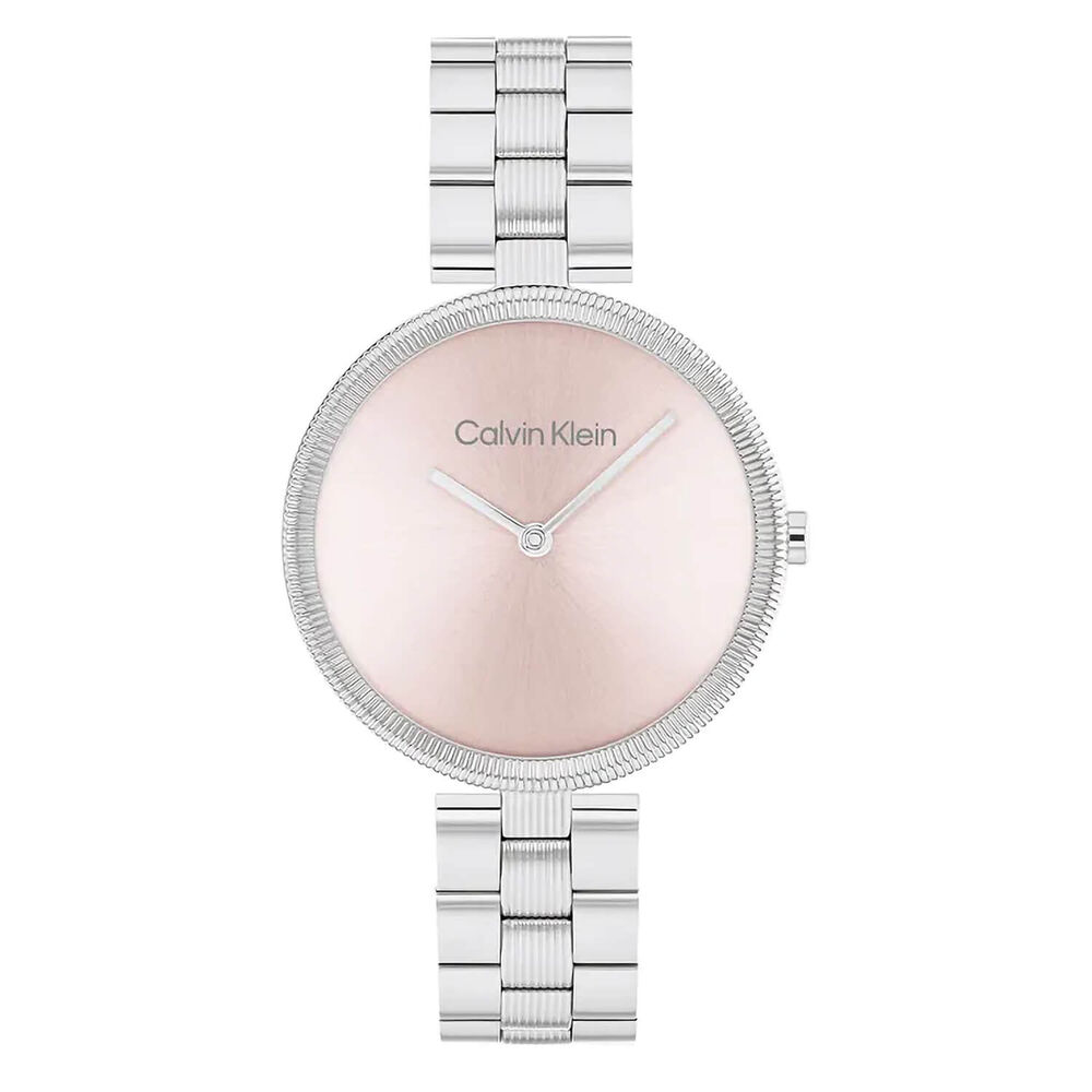 Calvin Klein 32mm Pink Dial Steel Bracelet Watch image number 0