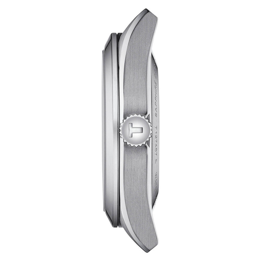 Tissot Gentleman 40mm Blue Dial Open Heart Bracelet Watch image number 2