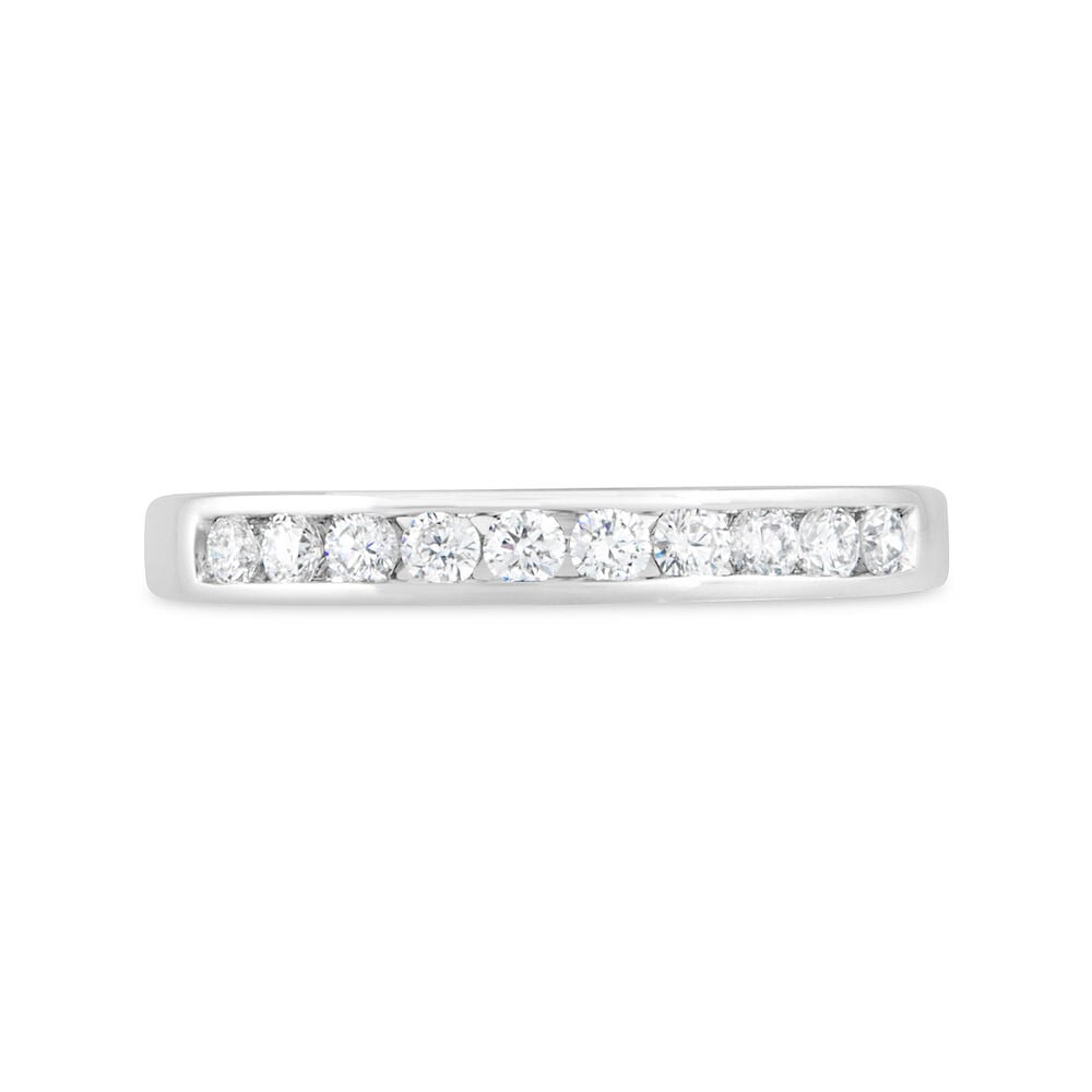 18ct White Gold Eternity Ring image number 1