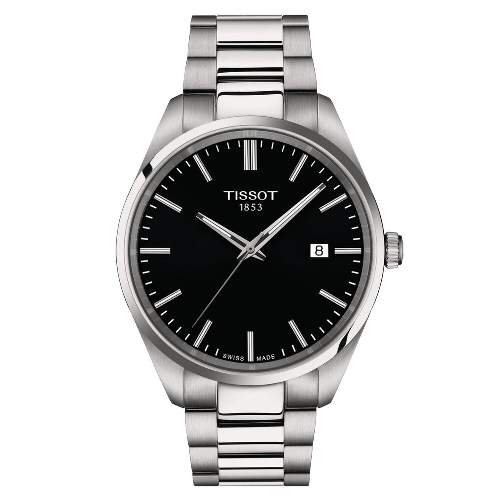 Tissot PR100 40mm Black Dial Steel Case Watch