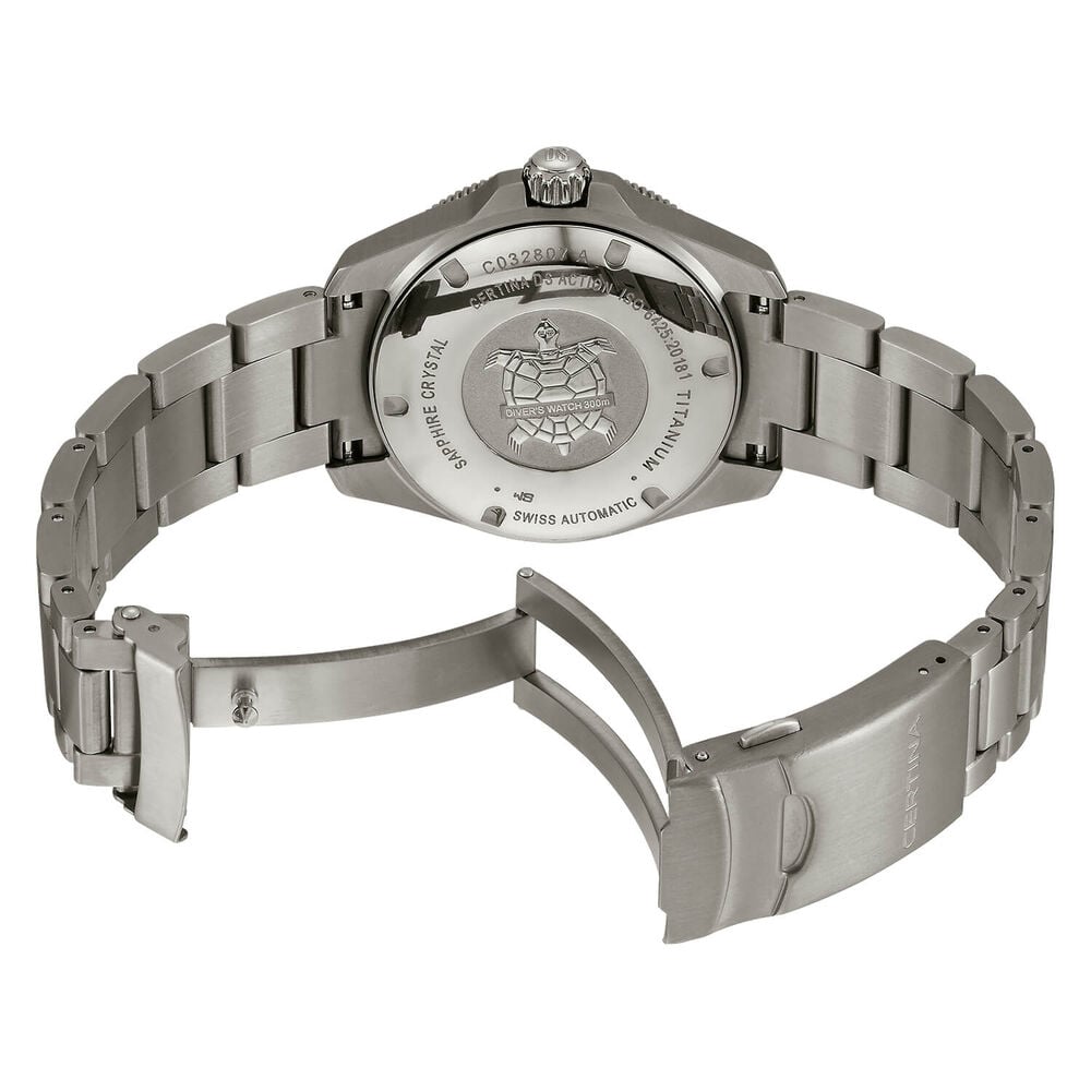 Certina DS Action Diver 38mm Turqoise Index Titanium Case Watch image number 2
