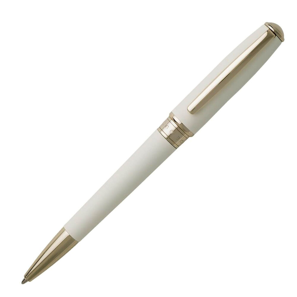Hugo BOSS Essential Off-White Ballpoint Pen image number 0