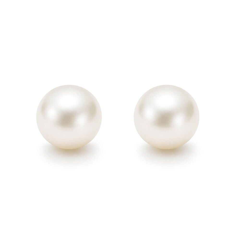 9ct Yellow Gold Freshwater Pearl Stud Earrings