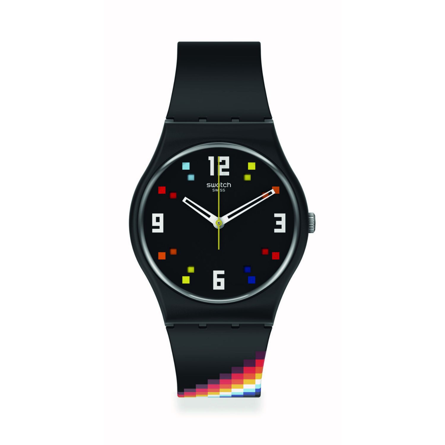 Swatch black and discount orange
