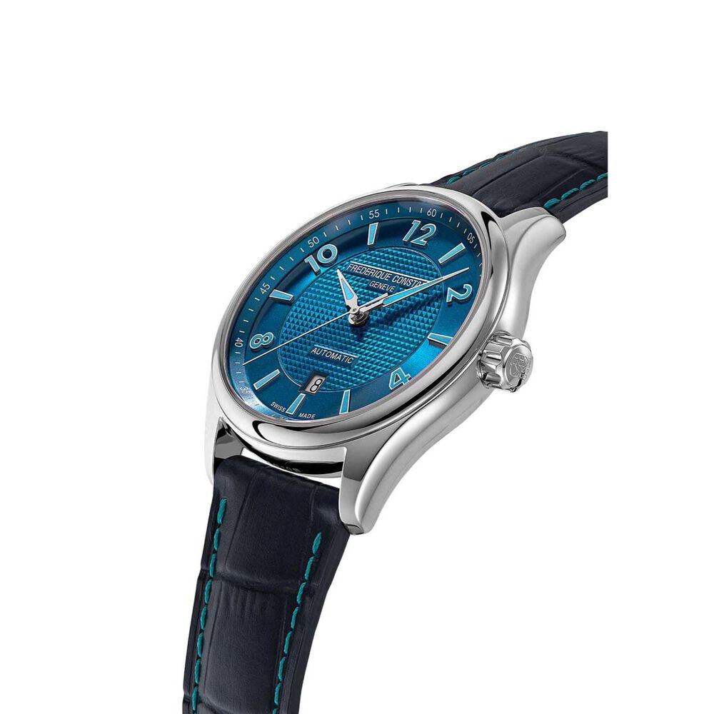 Frederique Constant Runabout Automatic Limited Edition 42mm Blue Dial Leather Strap Watch image number 1