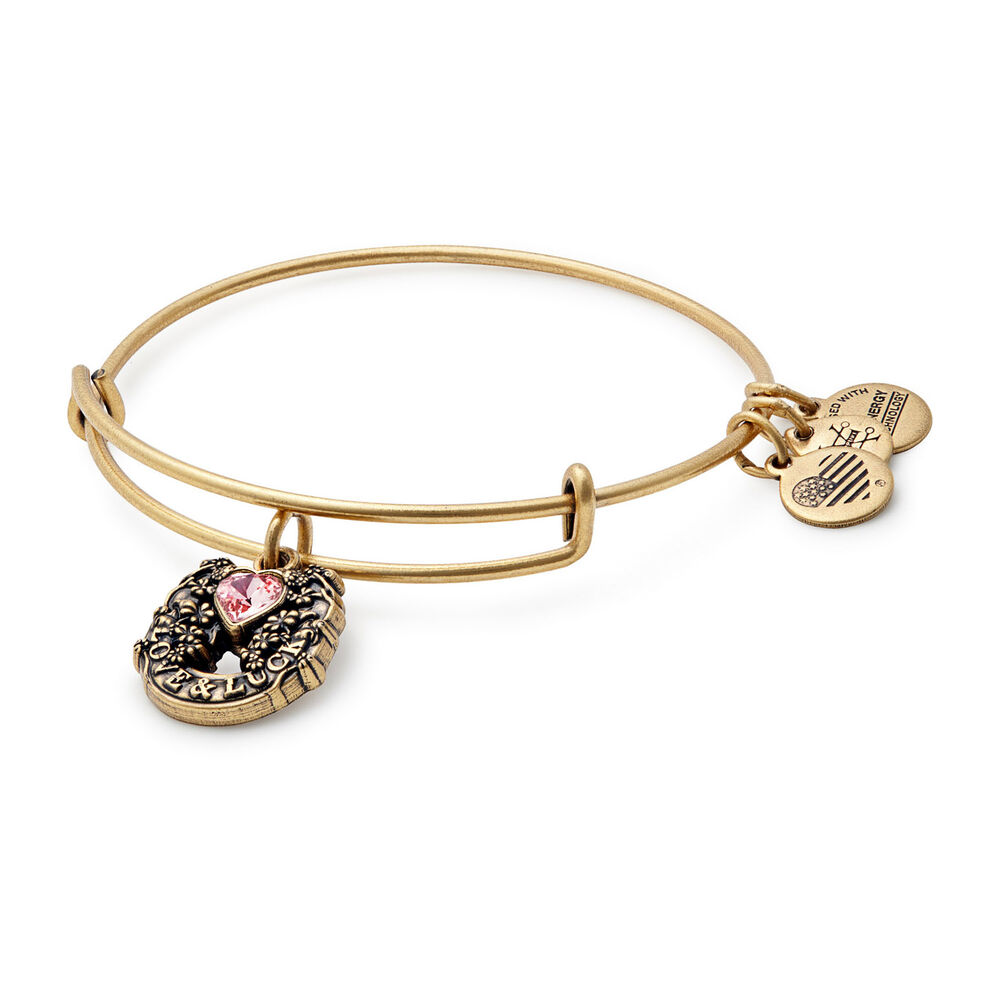 Alex and Ani Rafaelian Gold Fortune's Favour Bangle image number 0