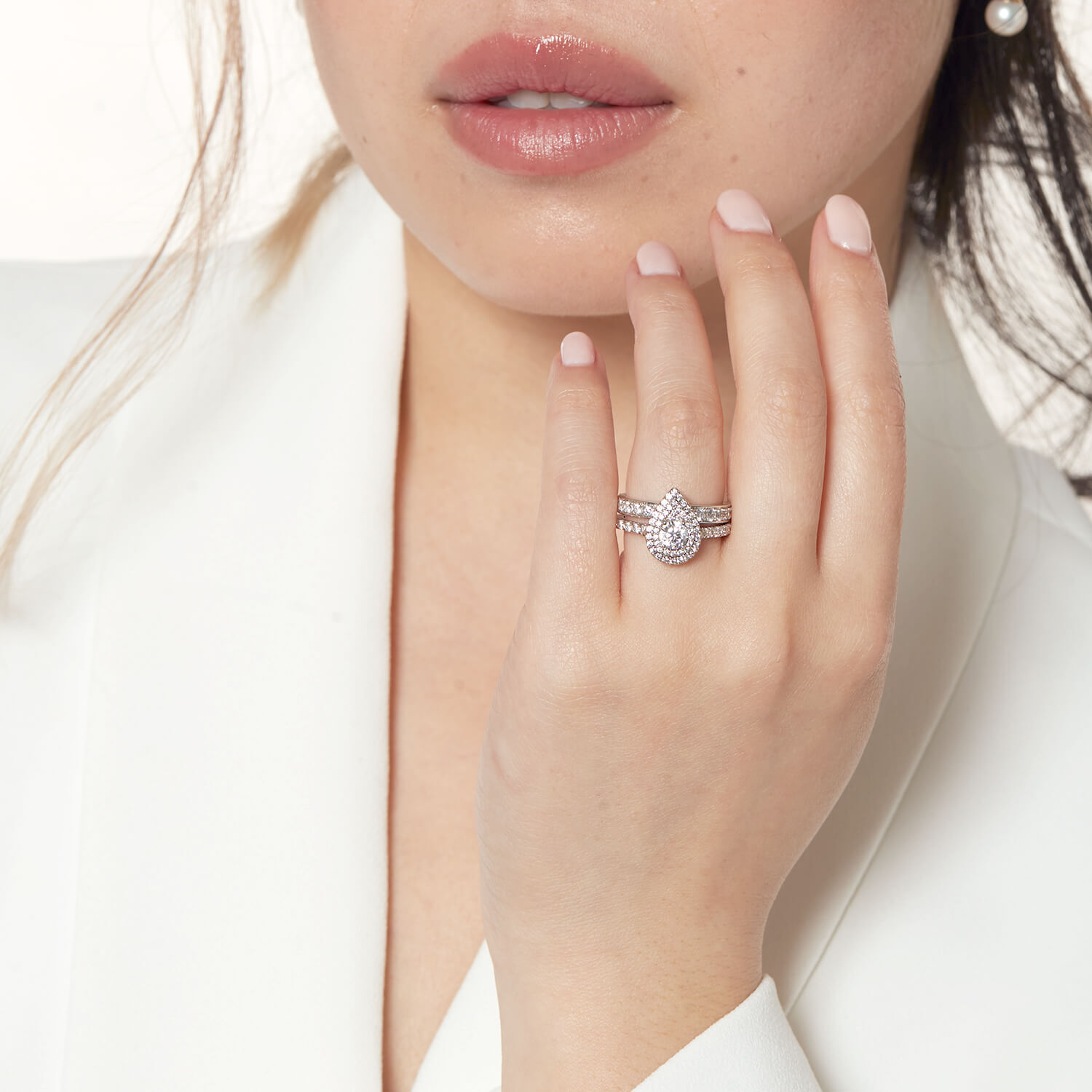 Northern Star 0.50ct Diamond White Gold Anniversary Ring