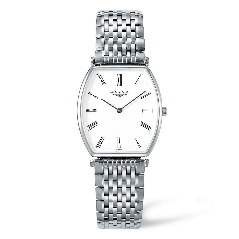 Pre-Owned Longines Elegance La Grande Classique 32mm White Dial Steel Bracelet Watch