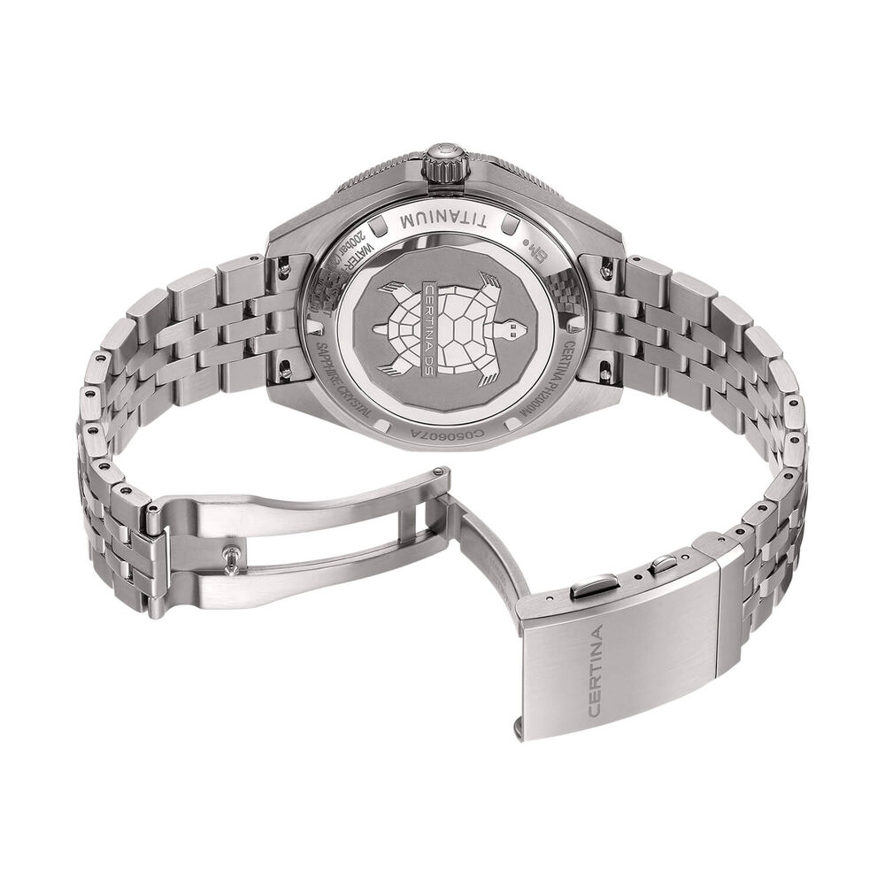 Certina DS Super PH2000M STC 43mm Black Dial Titanium Bracelet Watch
