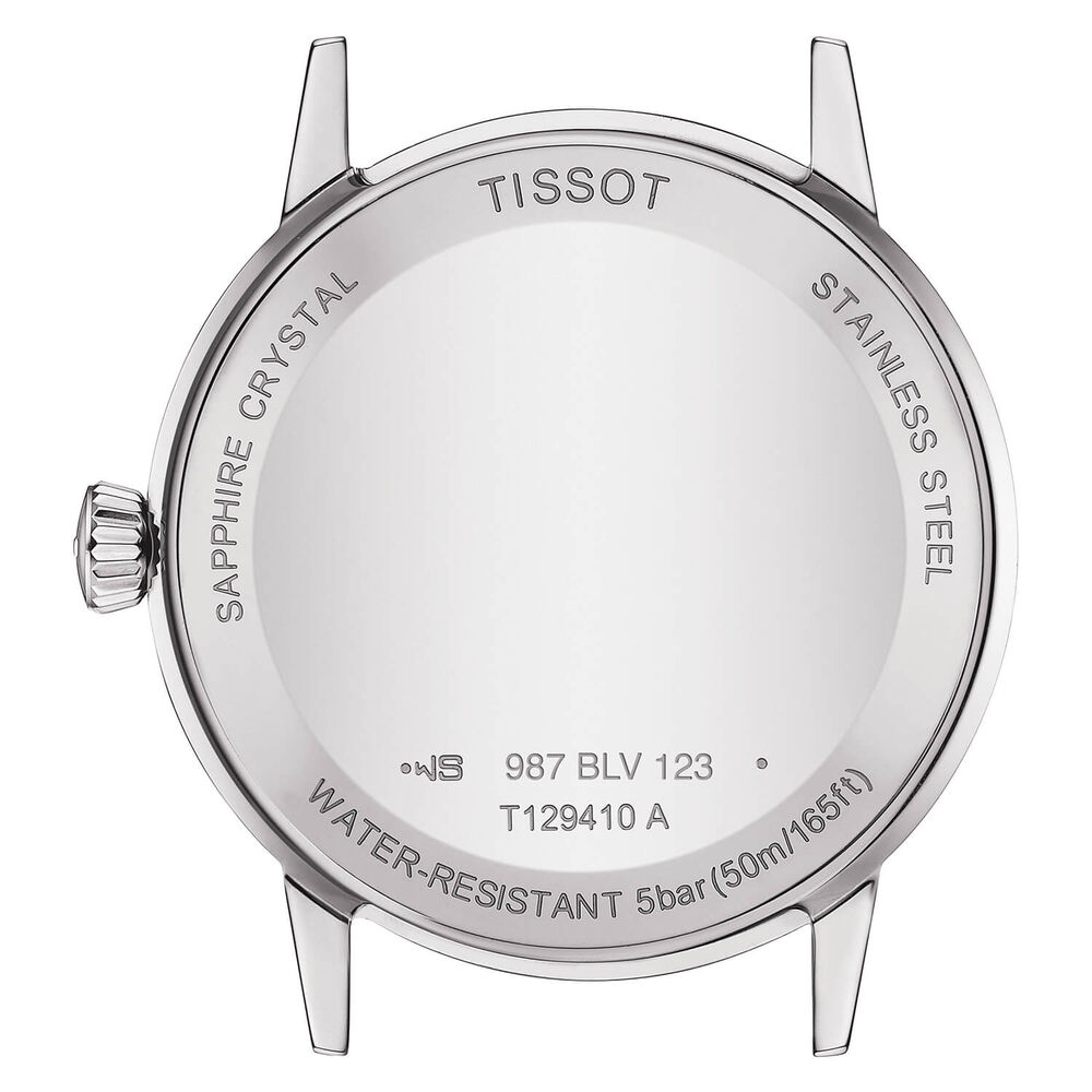 Tissot Classic Dream 42mm Quartz Black Dial Steel Case Black Strap Watch image number 1