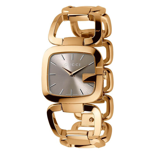 Gucci G-Gucci ladies' gold-plated bracelet watch - medium version