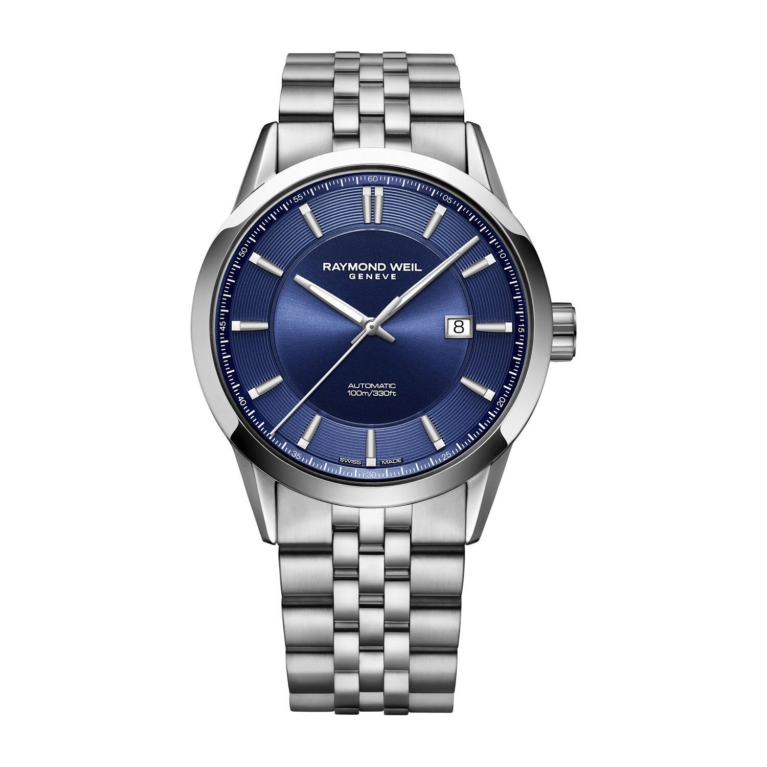 Raymond Weil Freelancer Blue Dial Steel 42mm Men s Watch