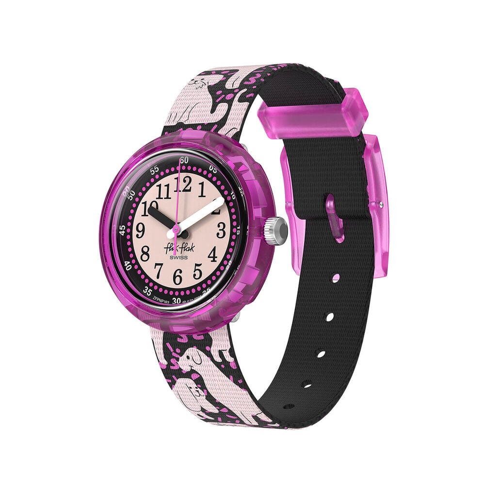 FLIK FLAK Woof Woof Time 31.85mm Black Dial Quartz Kids Watch image number 0