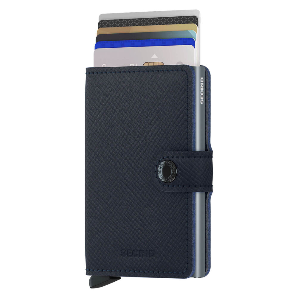 Secrid  Saffiano Navy Miniwallet