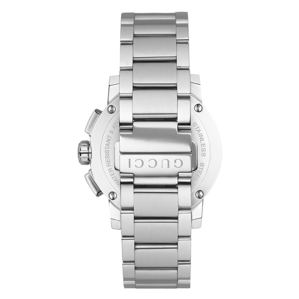 Gucci G-Chrono 44mm Black Dial Steel Case Bracelet Watch