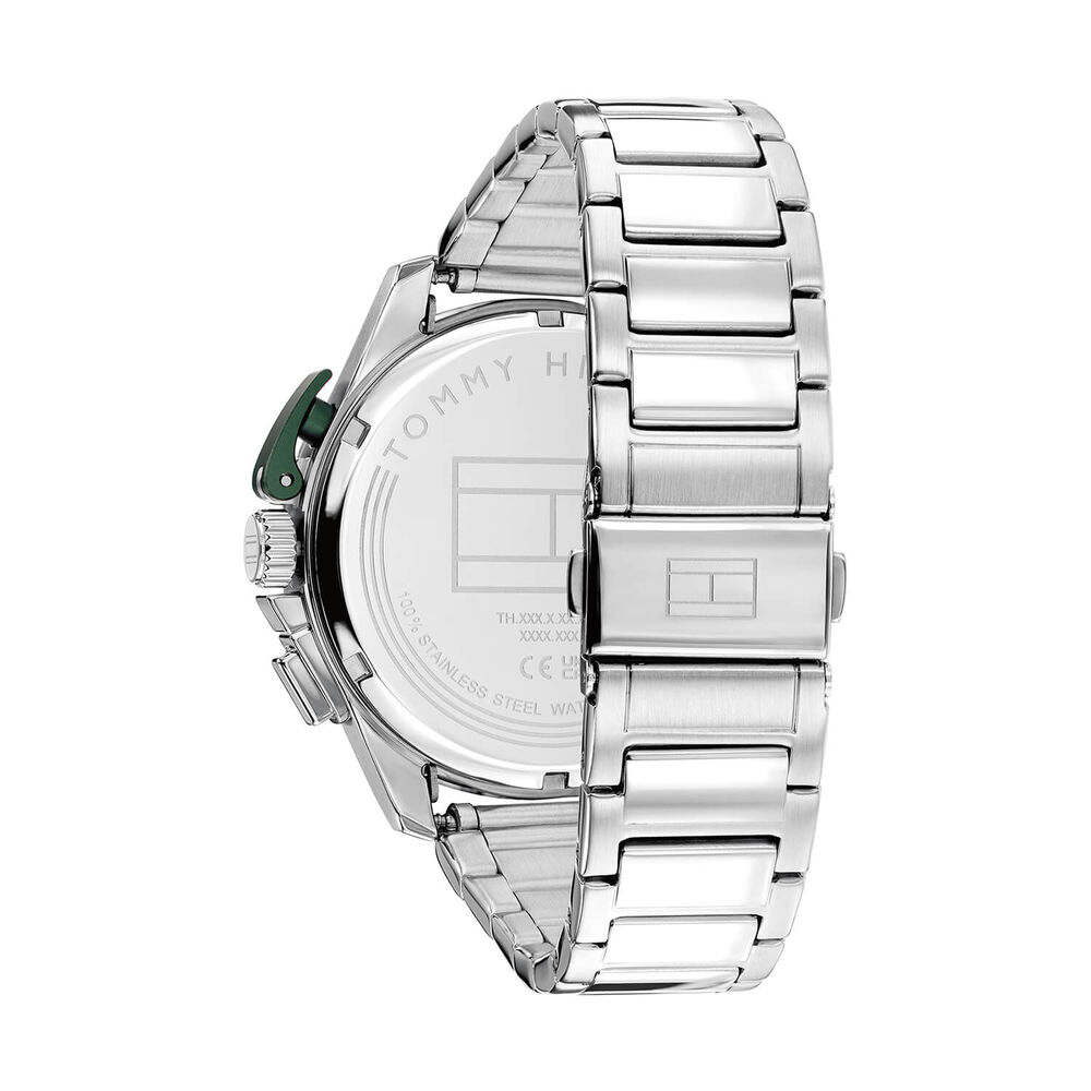 Tommy Hilfiger 44m Green Dial Steel Bracelet Watch