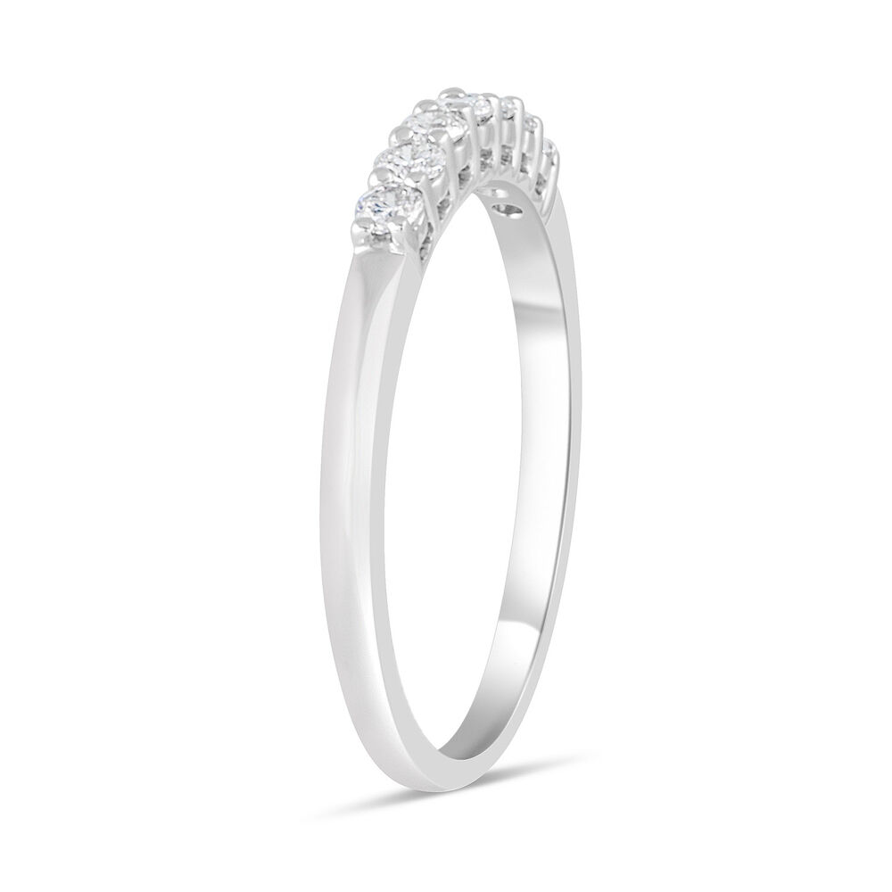 18ct White Gold Eternity Ring image number 3