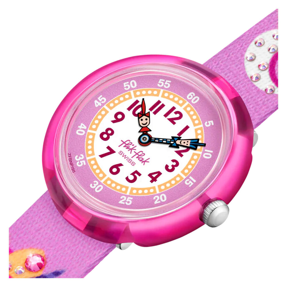 Flik Flak Dreaming Unicorn 31.85mm Quartz Kids Watch image number 3