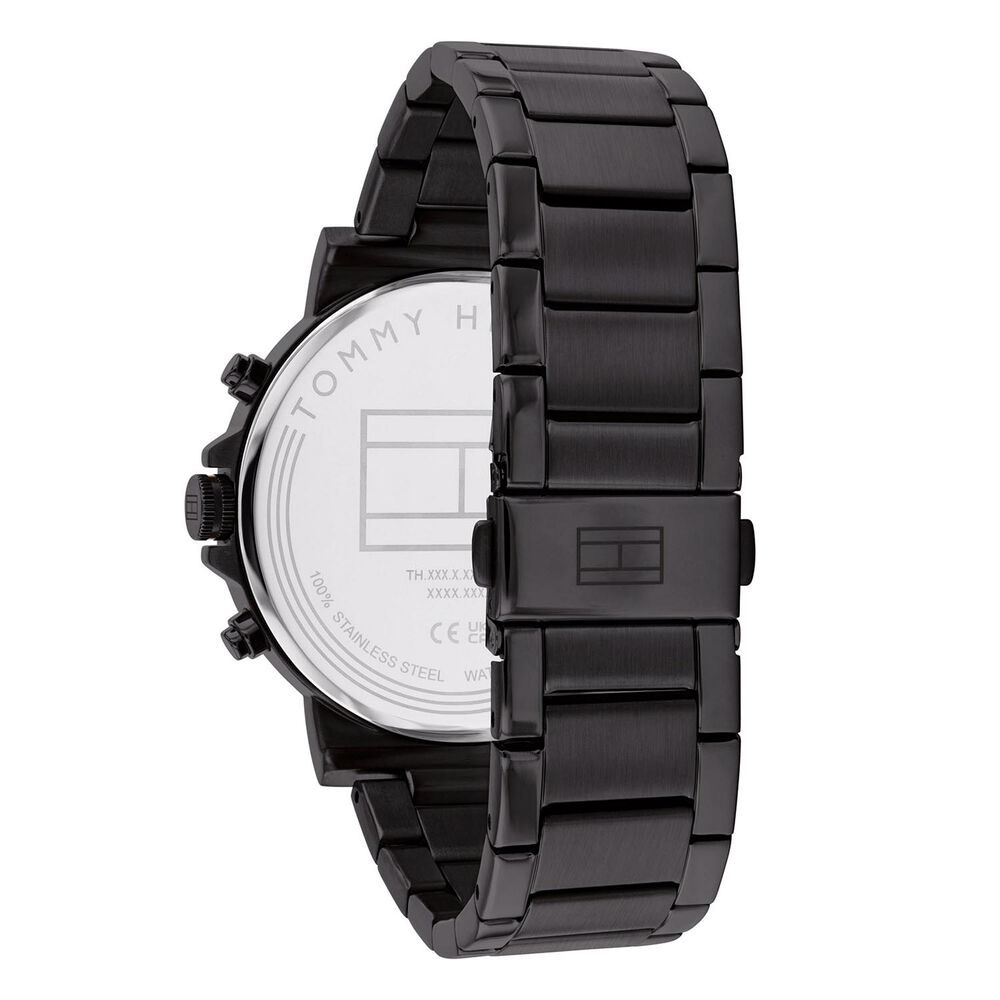 Tommy Hilfiger Chronograph 44mm Black Dial Steel Bracelet Watch image number 2