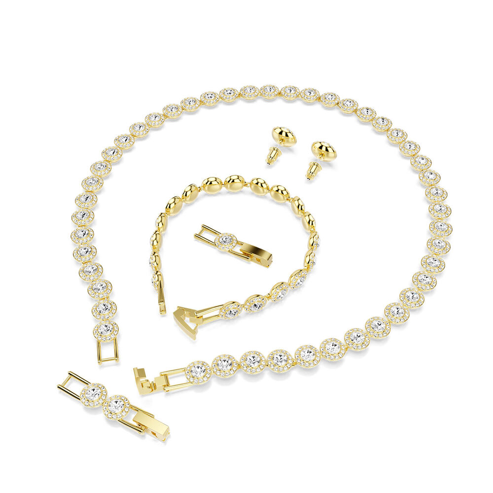 Swarovski Una Angelic Crystals 18ct Gold Finished Set