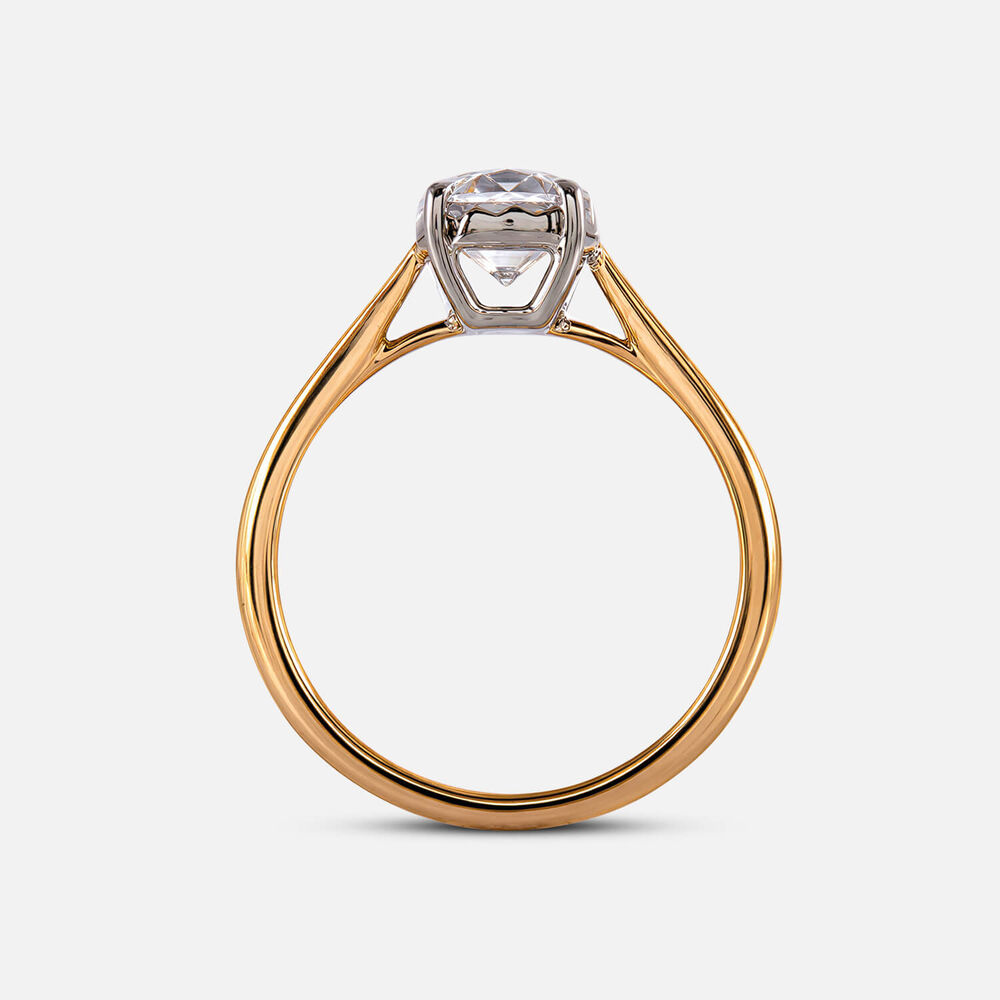 Prism 9ct Yellow Gold 1ct Round Brilliant Diamond Solitaire Ring