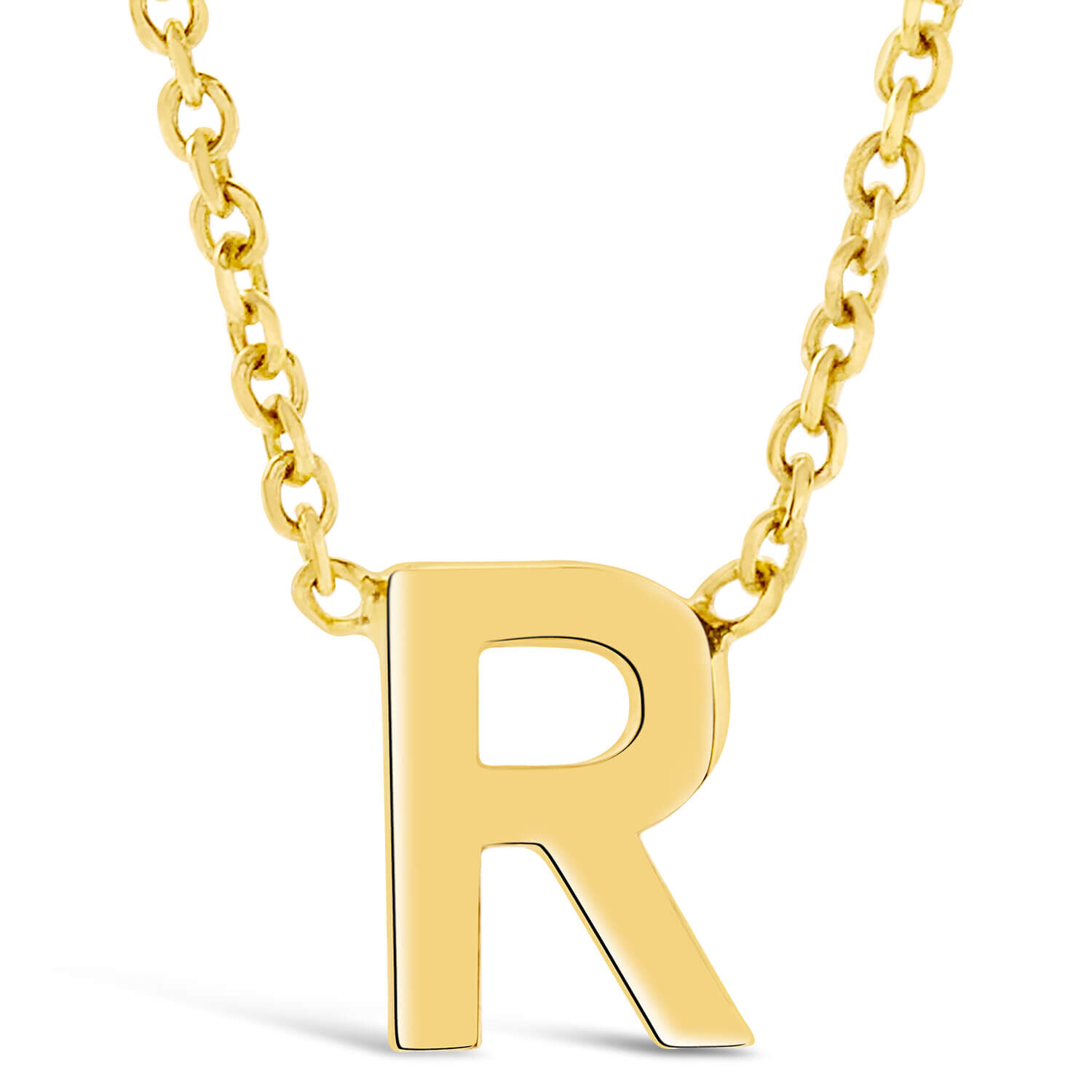 9 carat store gold initial necklace