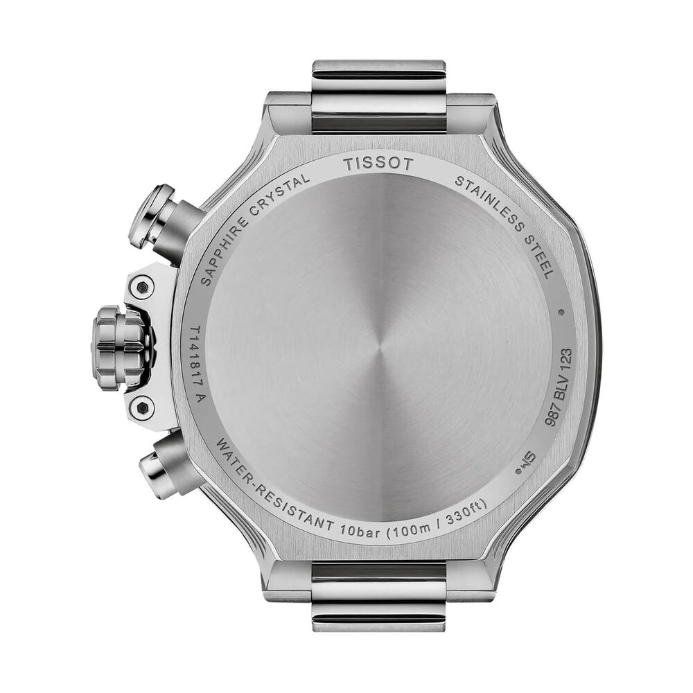 Tissot T-Race Chronograph 38mm Black Dial Rubber Strap Watch