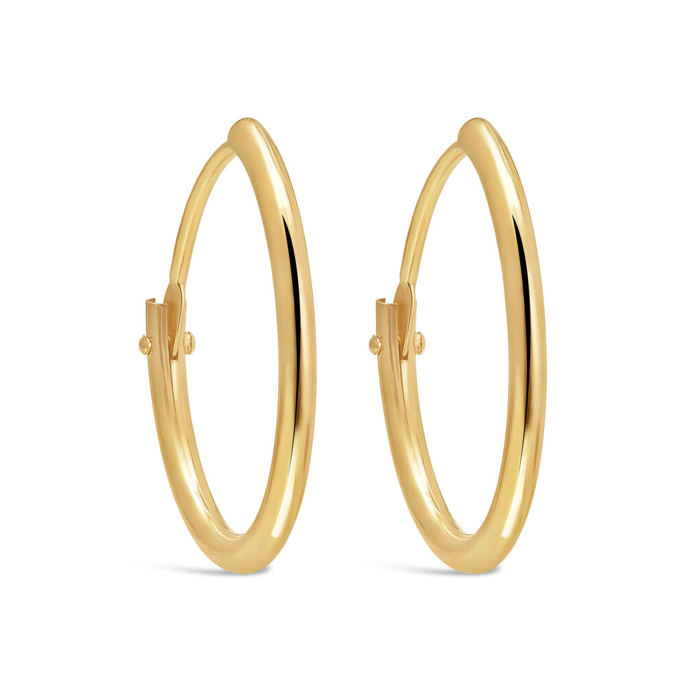 9ct Gold Hoop Earrings