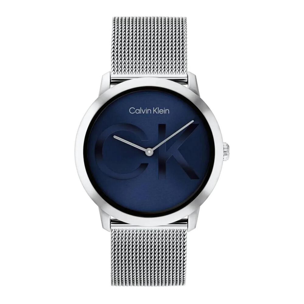 Calvin Klein 40mm Blue Dial Stainless Steel Bracelet Watch image number 0