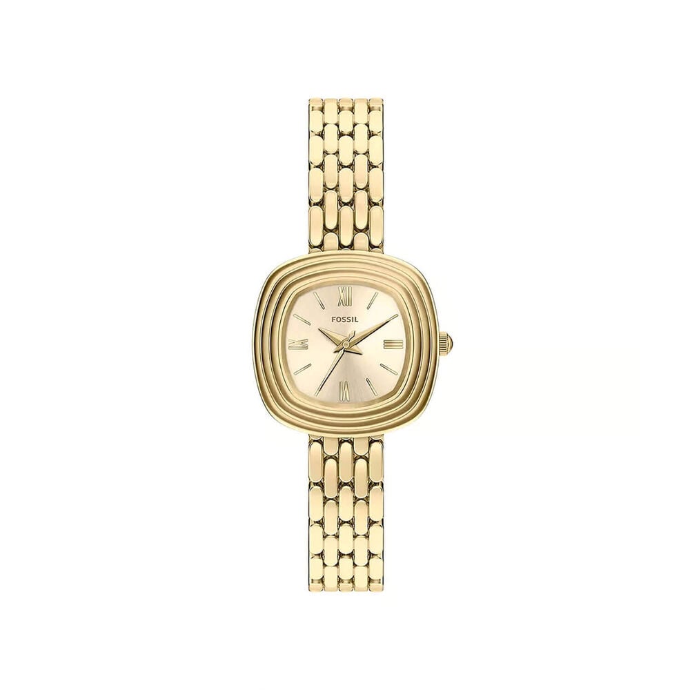 Fossil Emerson 30mm Gold Dial Gold Toned Steel Bracelet Watch