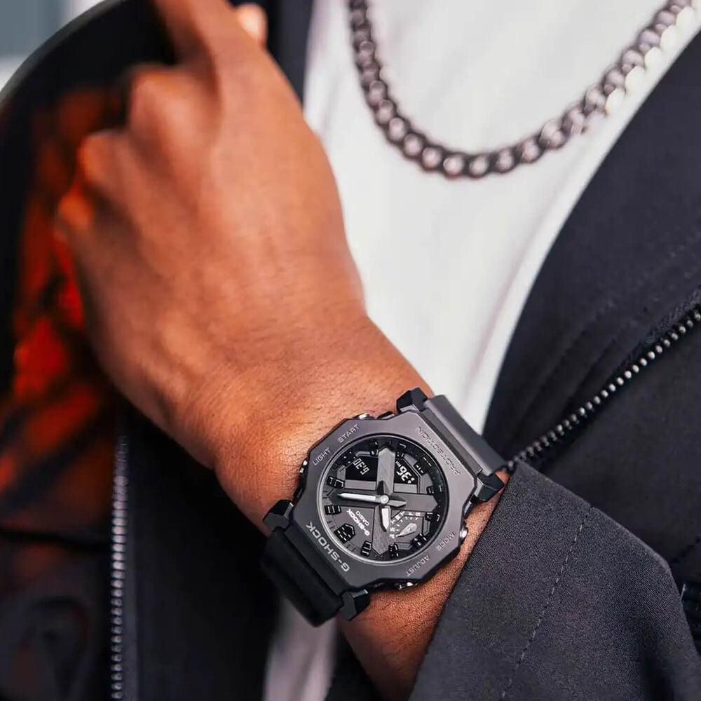 G-SHOCK GA-2300 Series 45.4x42.1mm Black Analogue & Digital Display Resin Strap Watch