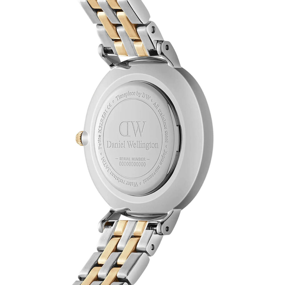 Daniel Wellington Petite Lumine 28mm Mother of Pearl Dial Two Tone Bracelet Watch image number 2