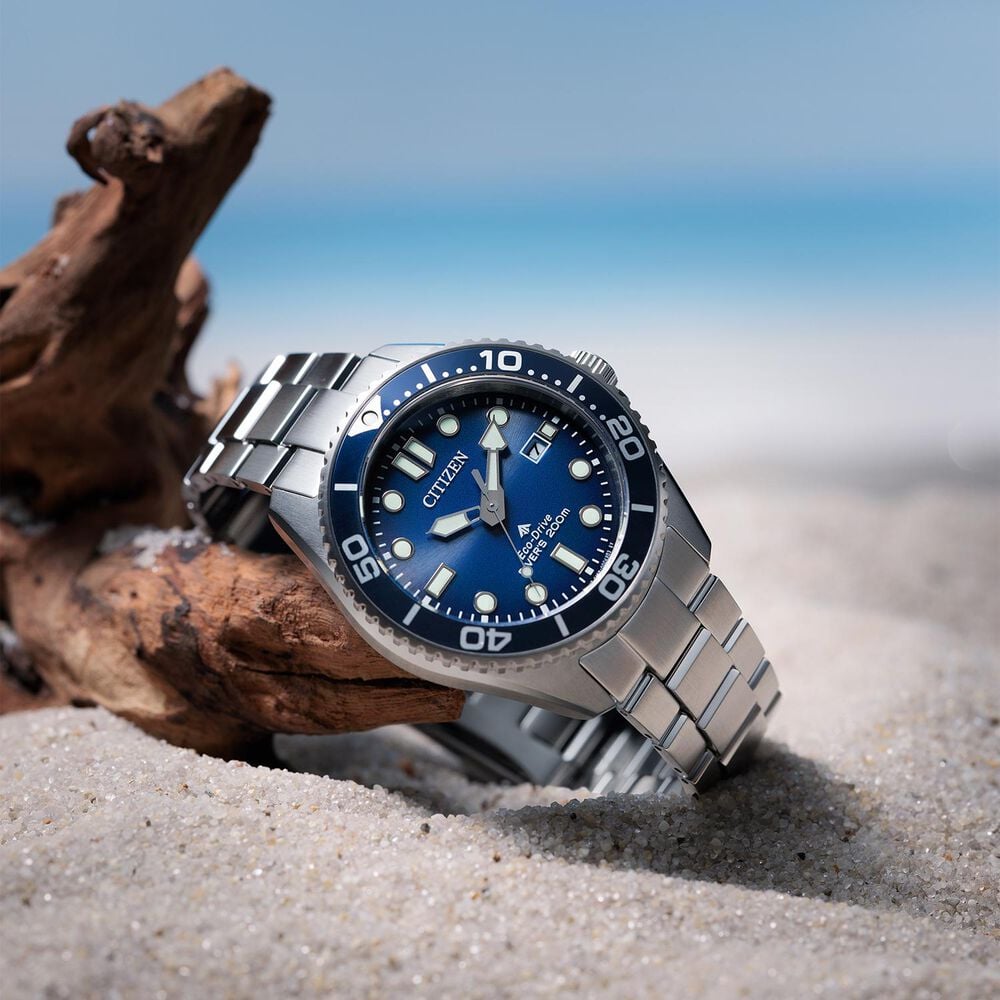 Citizen Promaster Diver 44mm Blue Dial Stainless Steel Bracelet Watch